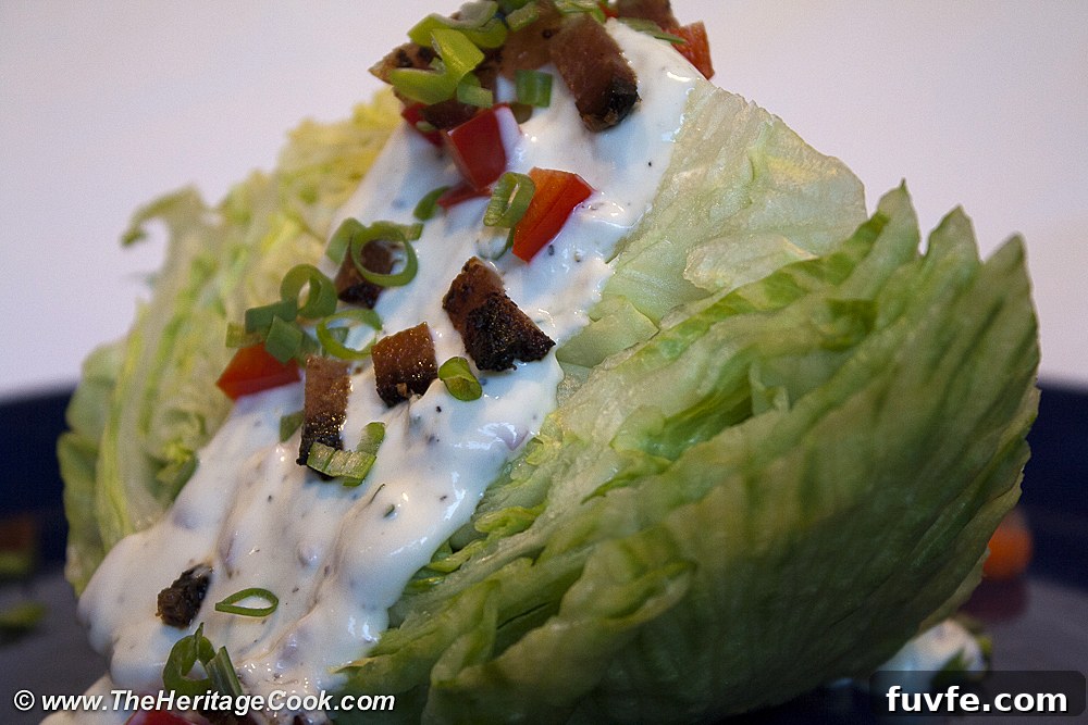Old-Fashioned Wedge Salad, one of Marion’s favorites