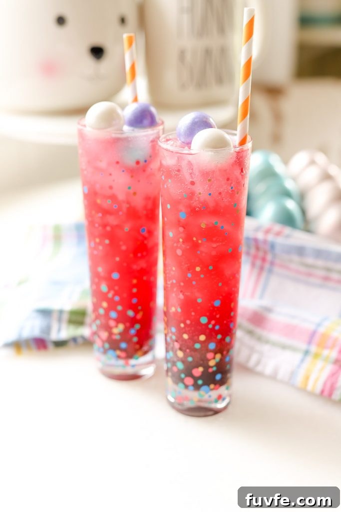 Celebrate with our Easter mocktail this year. A beautiful and sweet mocktail that's perfect for Easter, spring brunch, baby showers, or just because you want a sweet new mocktail to try!