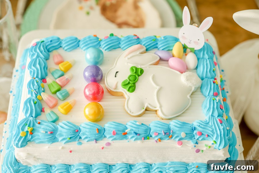 Here's how we hacked an ice cream cake for Easter