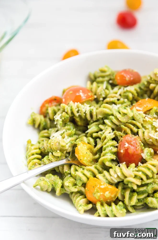 Cheesy Baked Pesto Pasta Casserole with Crispy Breadcrumbs 2 Baked Pesto Pasta