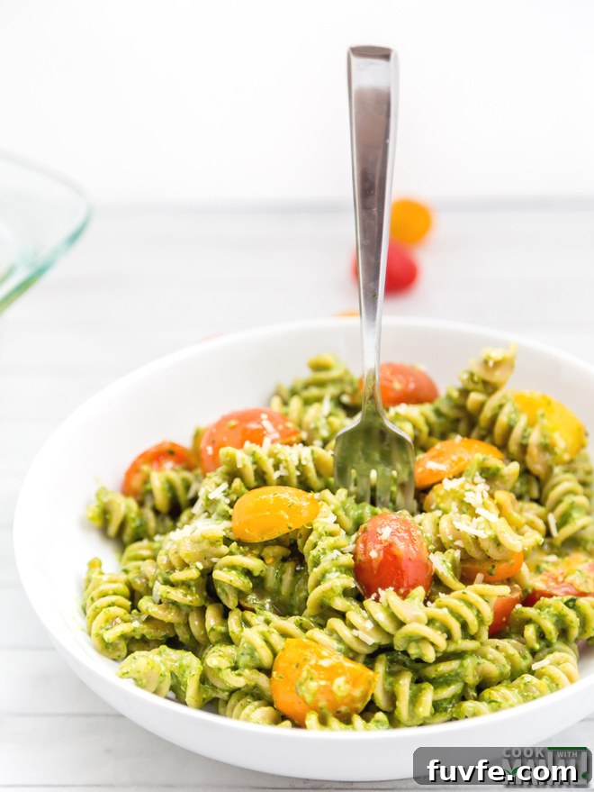 Cheesy Baked Pesto Pasta Casserole with Crispy Breadcrumbs 3 Baked Spinach Pesto Pasta