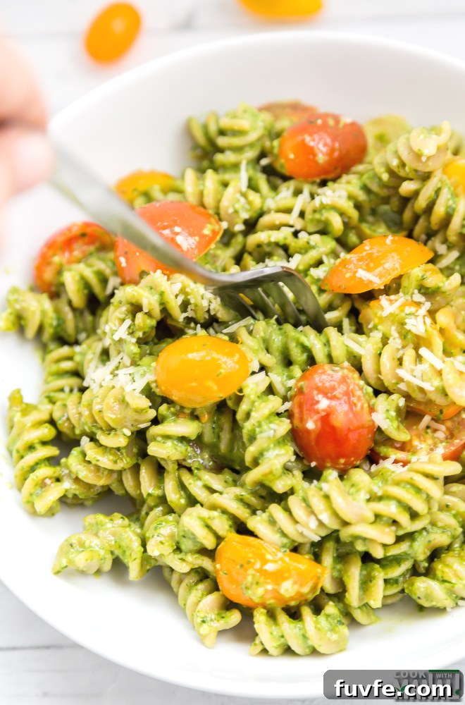 Cheesy Baked Pesto Pasta Casserole with Crispy Breadcrumbs 7 Spinach Pesto Pasta