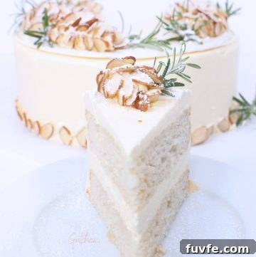White Christmas Cake