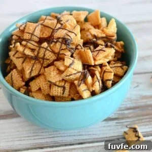 Recipe for easy Chocolate Caramel Chex Mix