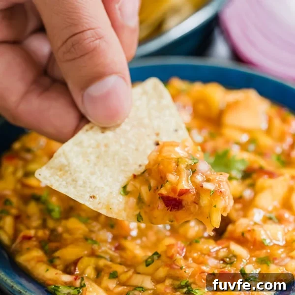 Easy Peach Salsa