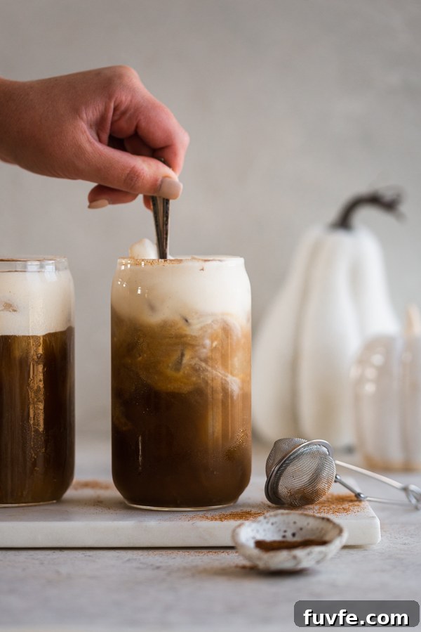 pumpkin cold brew