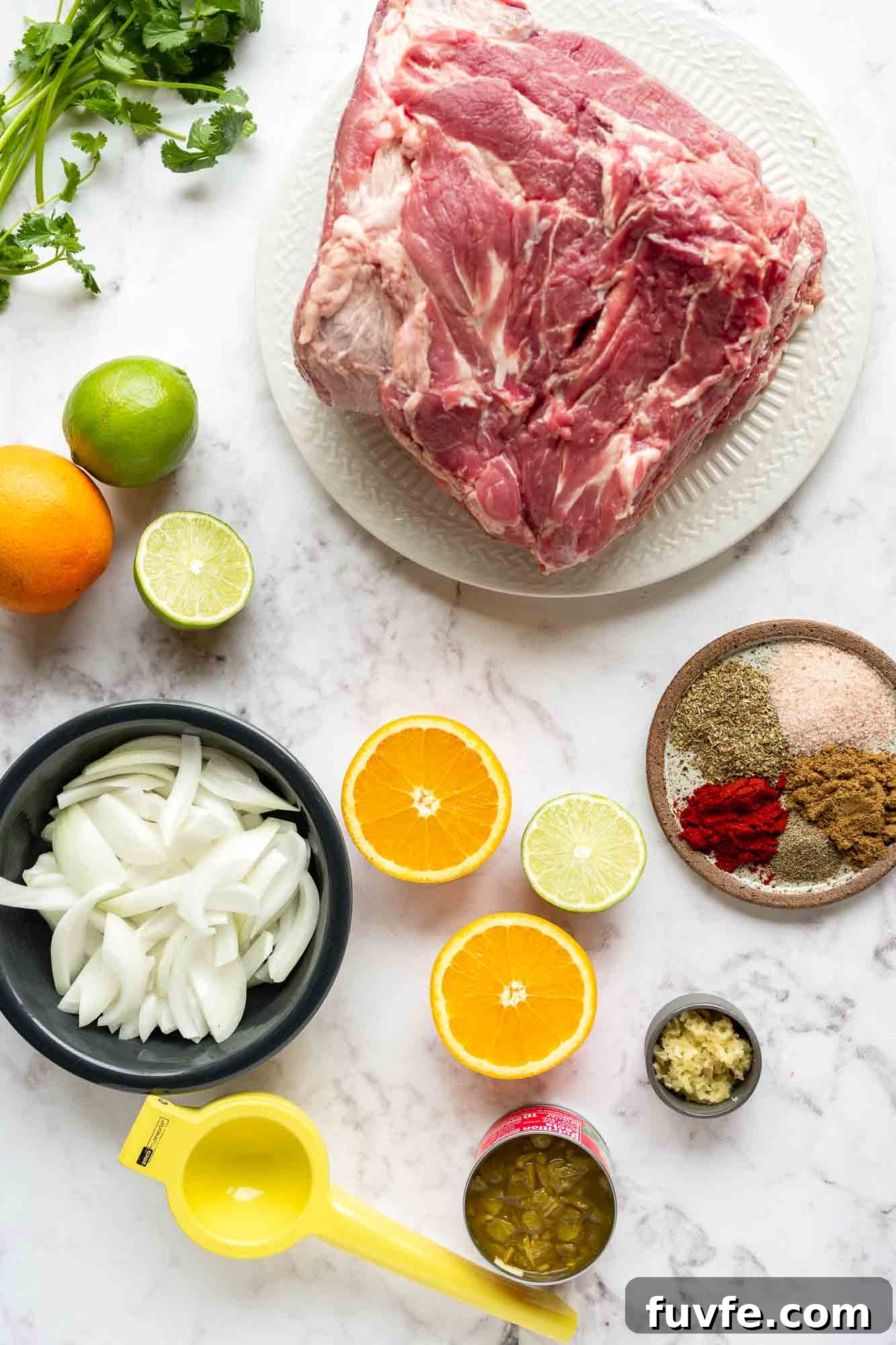 Authentic Instant Pot Carnitas Recipe for Tender Mexican Pork 3 Ingredients needed for Instant Pot Carnitas.