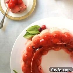jeweled cranberry mousse salad