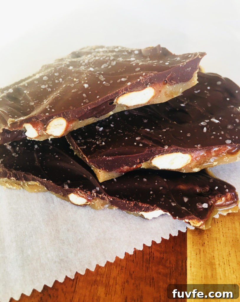 Salted Caramel Pretzel Bark