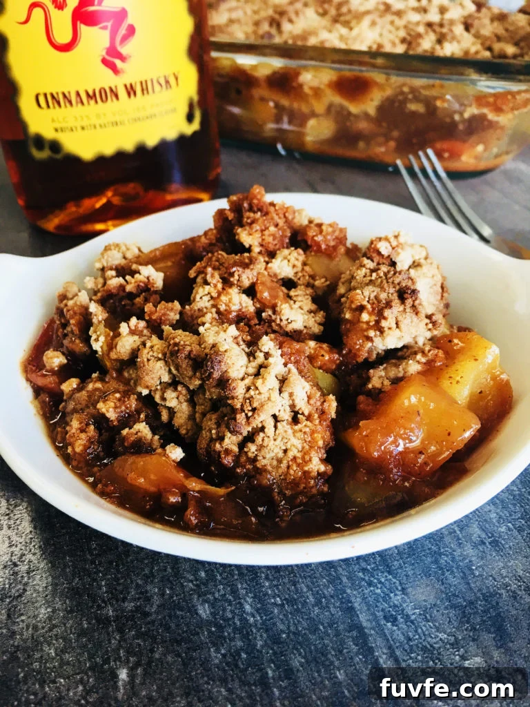 Fireball Apple Spice Crumble