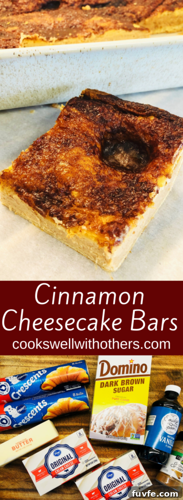 Cinnamon Cheesecake Bars