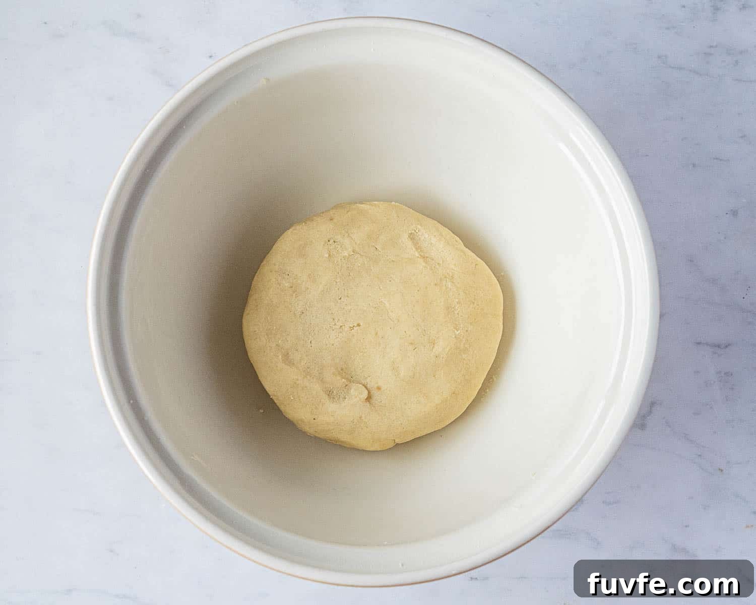 Step 2 , the finished dough.