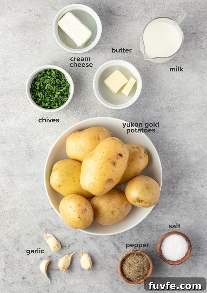 Yukon gold mashed potato recipe ingredients