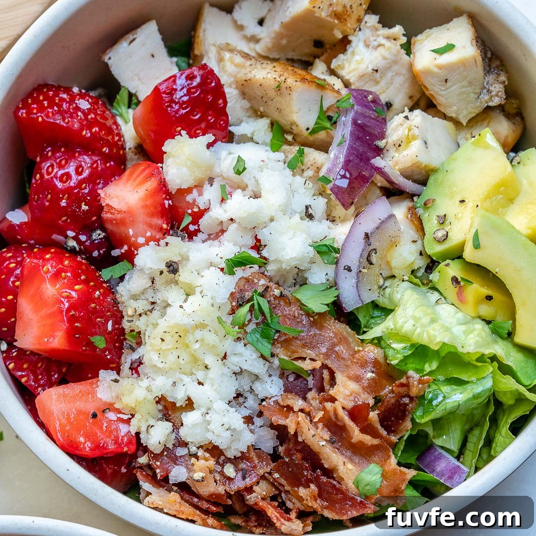 Strawberry Chicken Salad Bowls for Fresh, Colorful Meals 7 img 18469 6