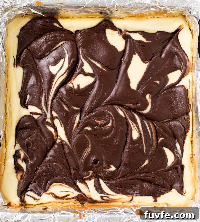 Nutella Swirl Cheesecake Bars with Chocolate Crust 3 How To Make Nutella Cheesecake Bars