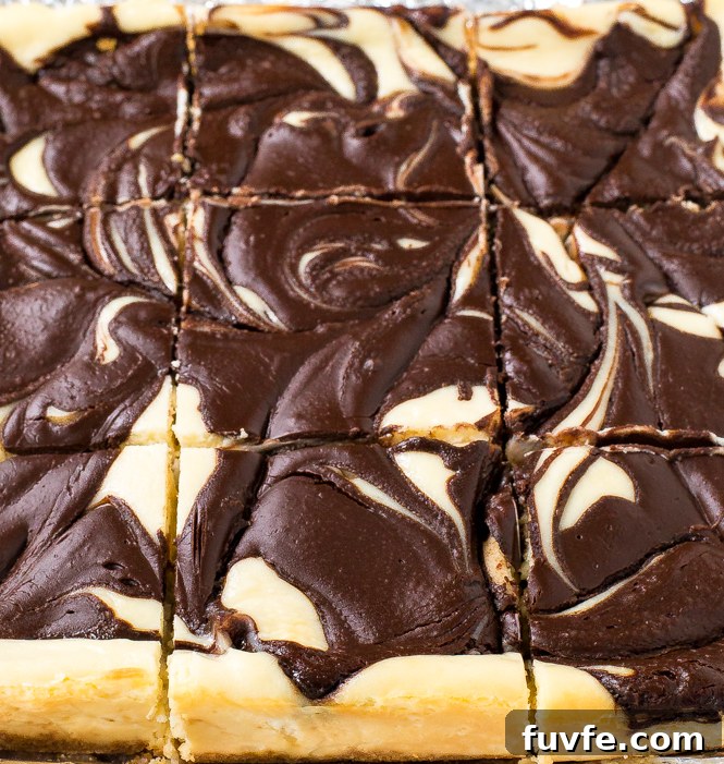 Nutella Swirl Cheesecake Bars with Chocolate Crust 5 How To Make Nutella Cheesecake Bars