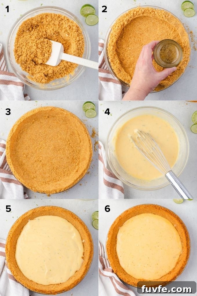 Authentic Key Lime Pie Recipe with Creamy Filling 5 how to make key lime pie collage