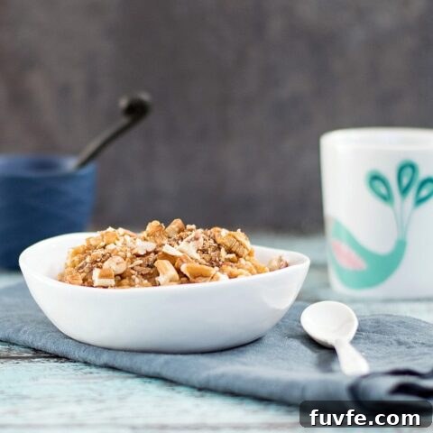 Slow Cooker Pumpkin Coffeecake Oatmeal