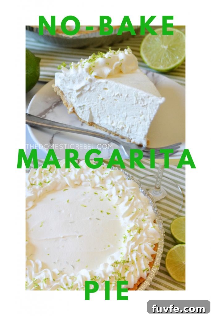 No-Bake Margarita Pie Recipe: Creamy Lime Cocktail Dessert 9 no bake margarita pie photo collage