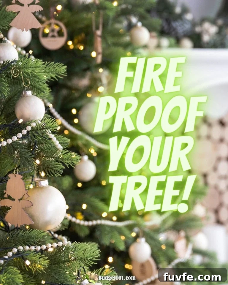 b101 fire proof christmas tree
