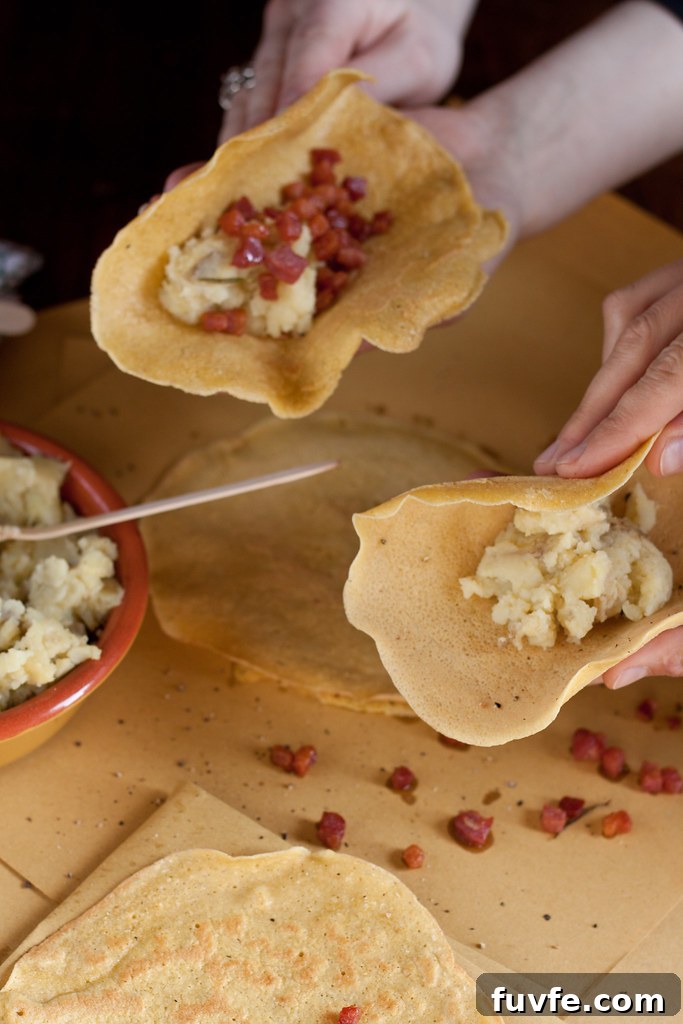 crespelle di ceci con patate al rosmarino e pancetta img 2206 4