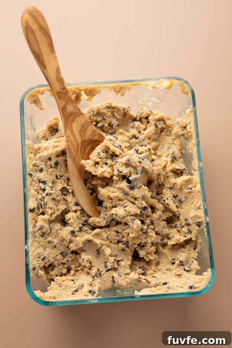 chocolate chip cookie dough