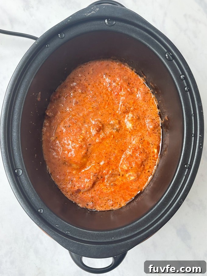 Sun-Dried Tomato Chicken and Pasta Made in a Slow Cooker 7 img 23206 6