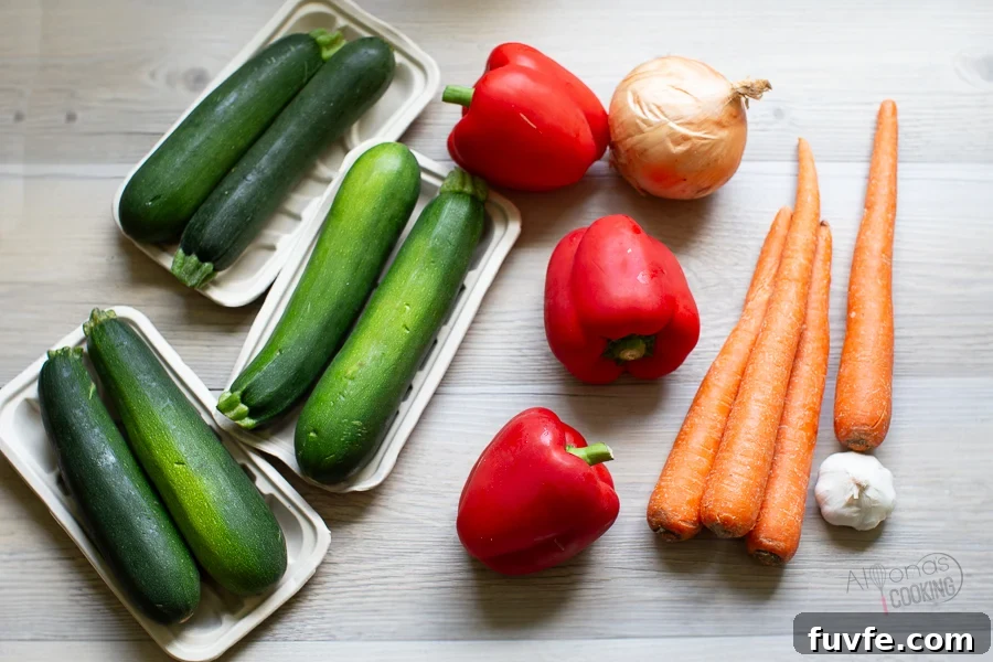zucchini spread (Ikra) ingredients 