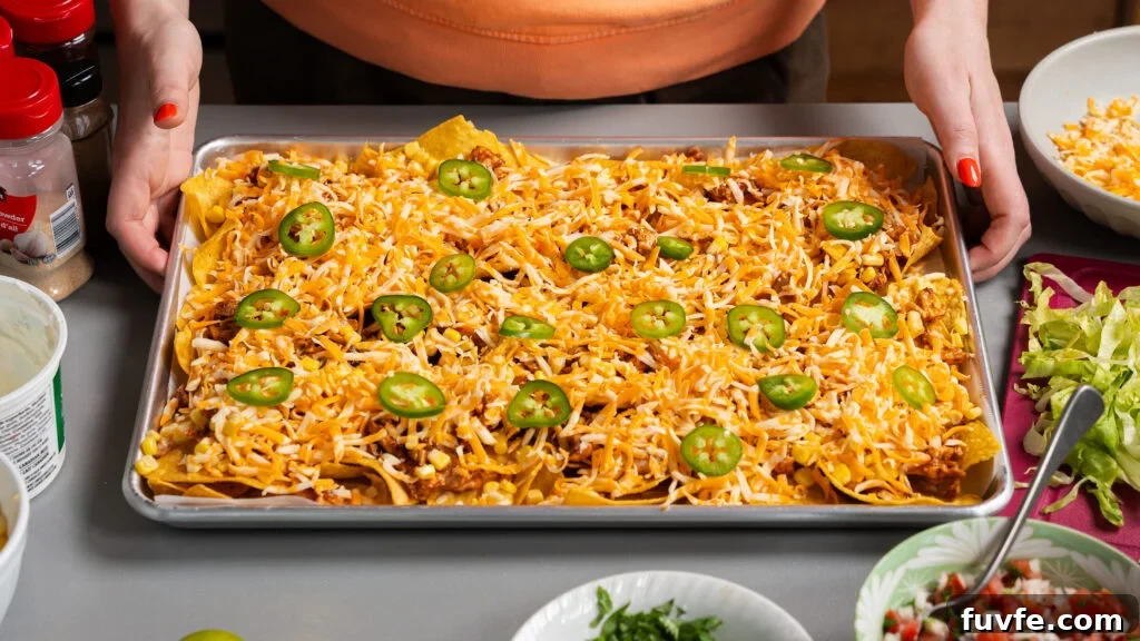 BBQ Rotisserie Chicken Nachos with Cheesy Jalapeño Topping 7 img 24757 9