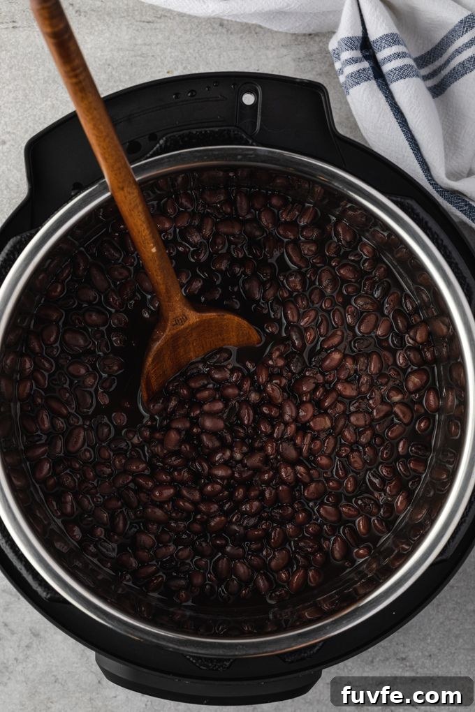 Black beans in instant pot