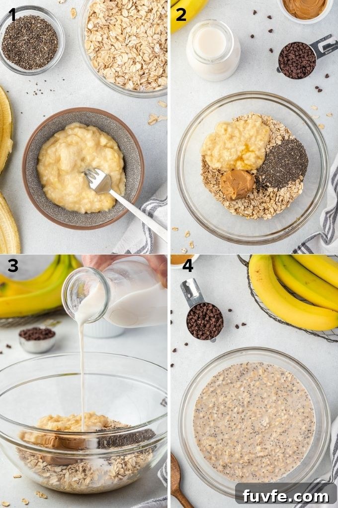 How to make peanut butter overnight oats