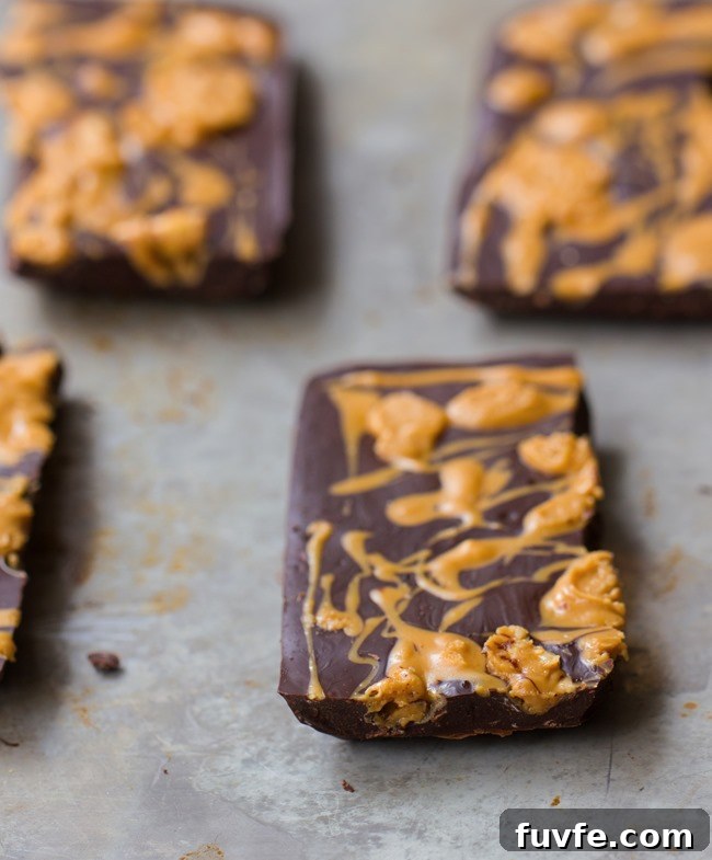 Secretly healthy chocolate peanut butter bars