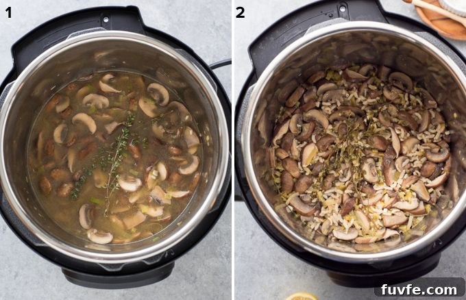 How to make instant pot risotto