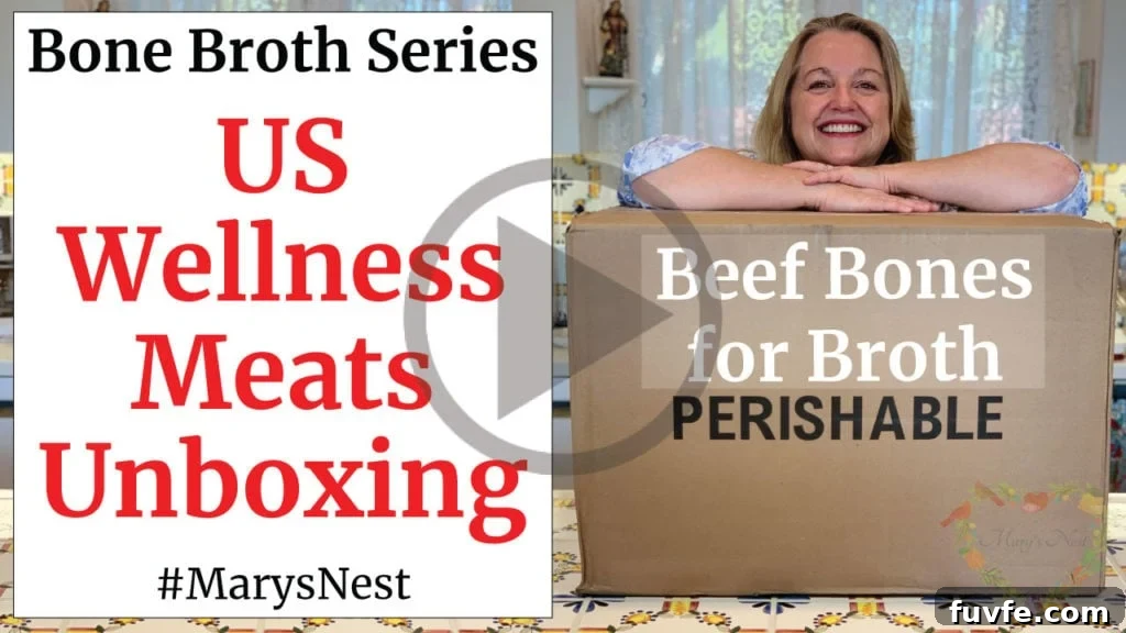 Mary with a US Wellness Meats shipping box.