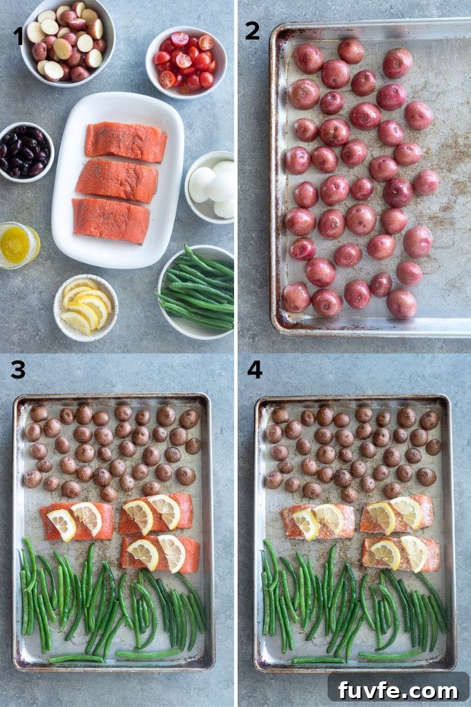 How to make nicoise salad with salmon