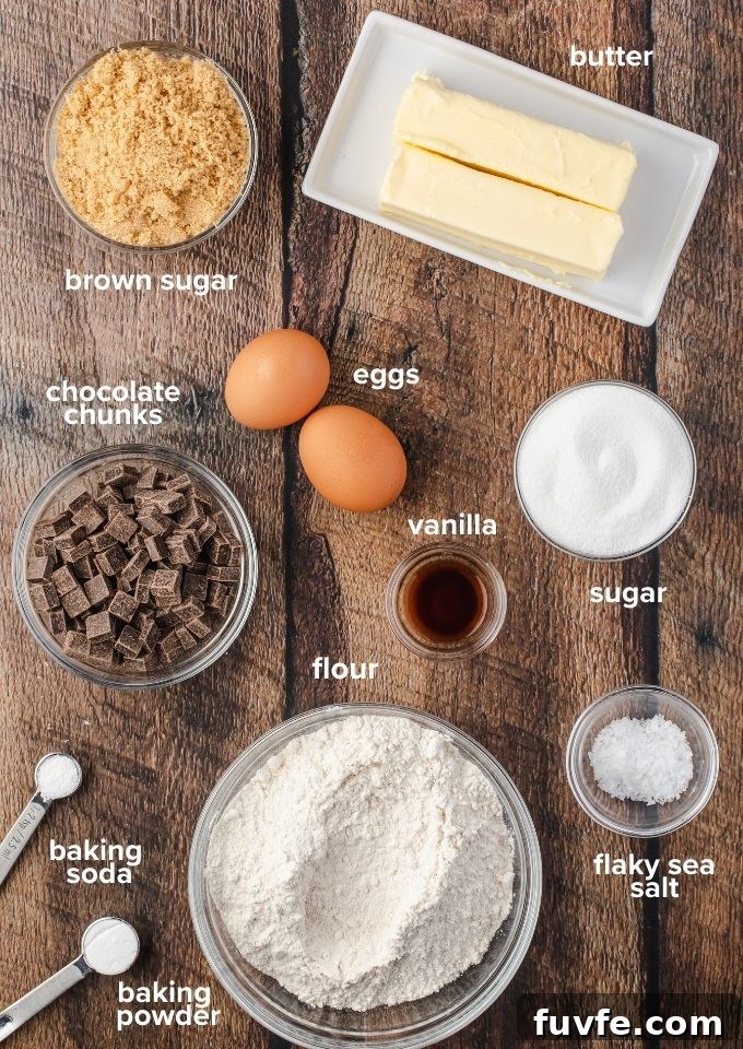 Gooey Cast Iron Chocolate Chip Skillet Cookie 4 Skillet chocolate chip cookie ingredients