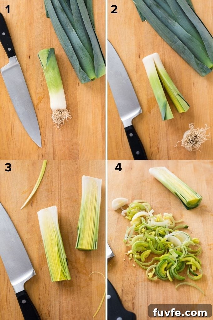 23 Leek Recipes With Buying, Storing and Cooking Tips 5 How to cut leeks