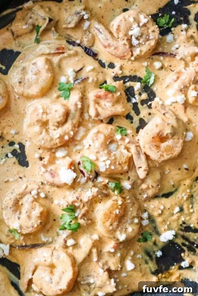 Shrimp in Creamy Chipotle Sauce