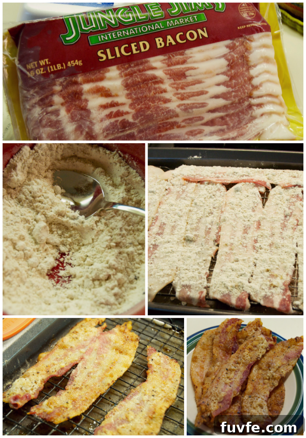 Mountaintop oven baked bacon