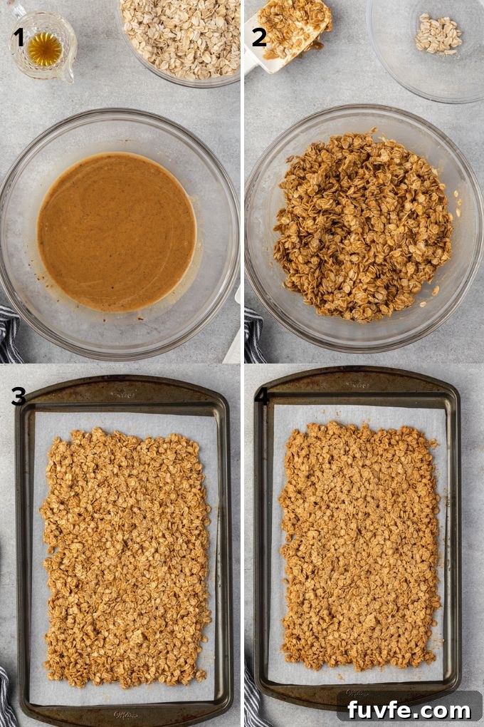 How to make peanut butter granola