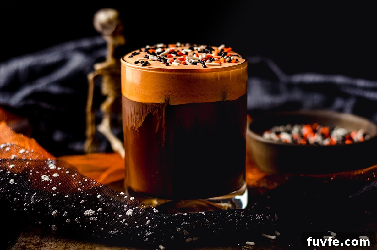 Iced Witches’ Brew Coffee: Spiced Cold Brew Recipe for Fall 7 cup of disney copycat cold witches brew coffee