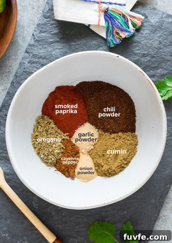Homemade Taco Seasoning Mix Recipe for Authentic Flavor 4 Homemade taco seasoning recipe ingredients labeled