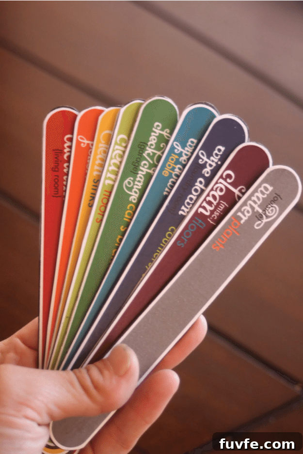 10 Clever Ways to Motivate Kids to Do Chores 6 Chore Sticks from Whatever Dee Dee Wants