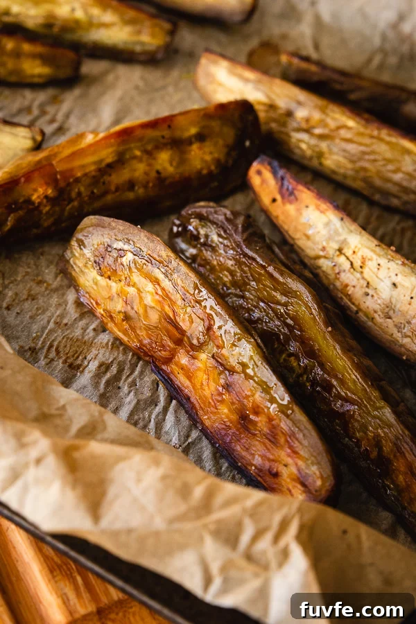 Persian Eggplant Stew with Dried Black Lime (Ghooreh) 4 Oven roasted aubergine wedges