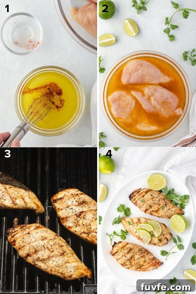 How to make grilled tequila lime chicken
