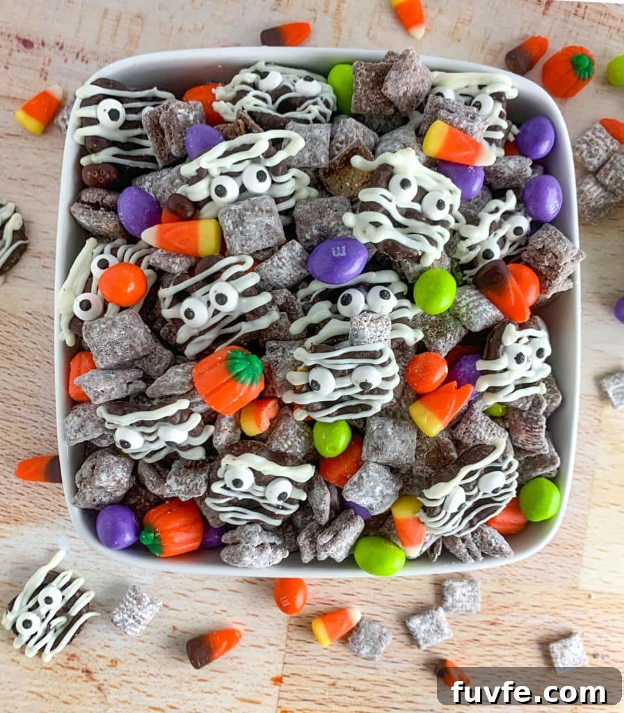 Spooky Halloween Chex Mix Recipe for Parties and Treats 7 Halloween Snacks For Kids