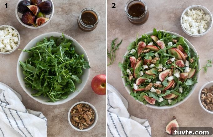 How to make fig salad with goat cheese