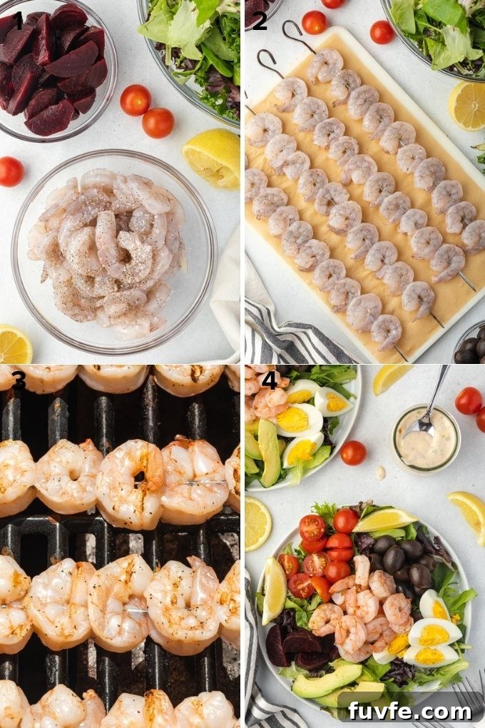 How to make shrimp louie salad