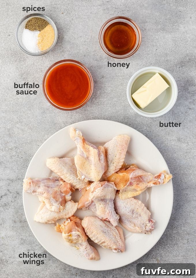 Instant pot chicken wings recipe ingredients