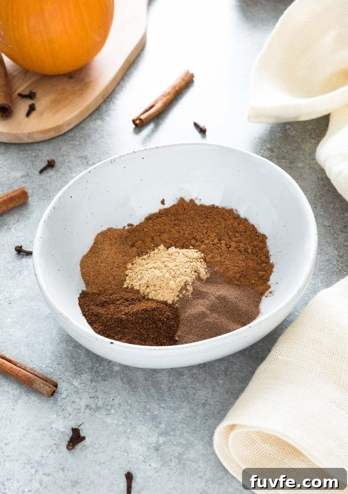 DIY Pumpkin Pie Spice Mix Recipe 2 Bowl of pumpkin pie spice ingredients